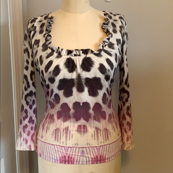 Roberto Cavalli animal print top - Picture 1 of 5